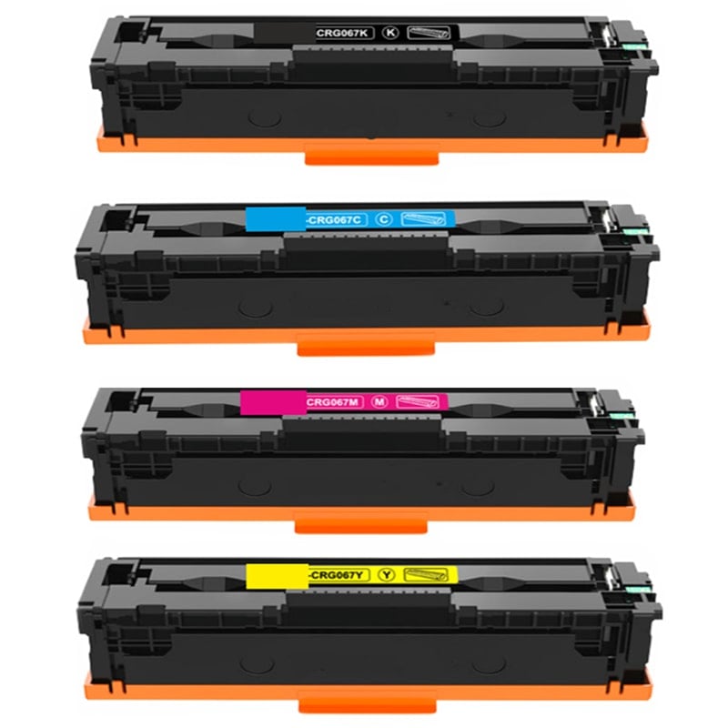 Canon Compatible 067 Full Set of 4 Toner Cartridges 